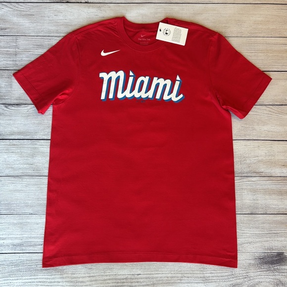 Nike Other - Nike Red Miami T-Shirt Men’s L